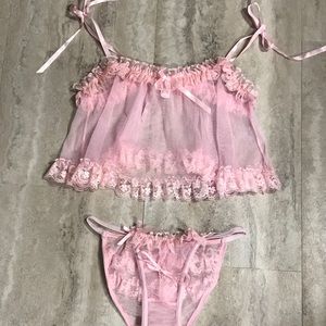 Vintage Frederick’s of Hollywood lingerie set